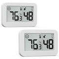 DOOMAY 2-Pack Mini Hygrometer Indoor Thermometer, Humidity Gauge by DOOMAY