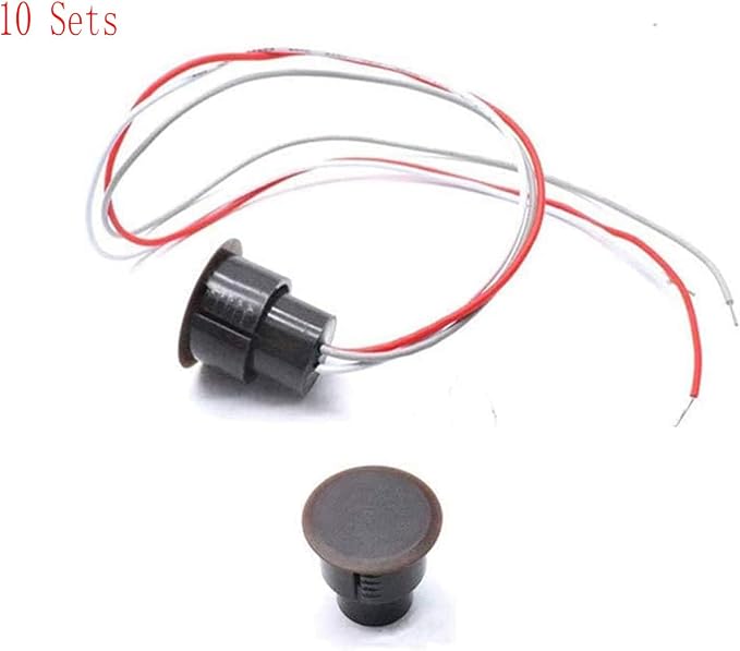 RC-36 NC/NO Magnetic Reed Switch Recessed Wired Door Window Alarm, Magneti Door - Image 4