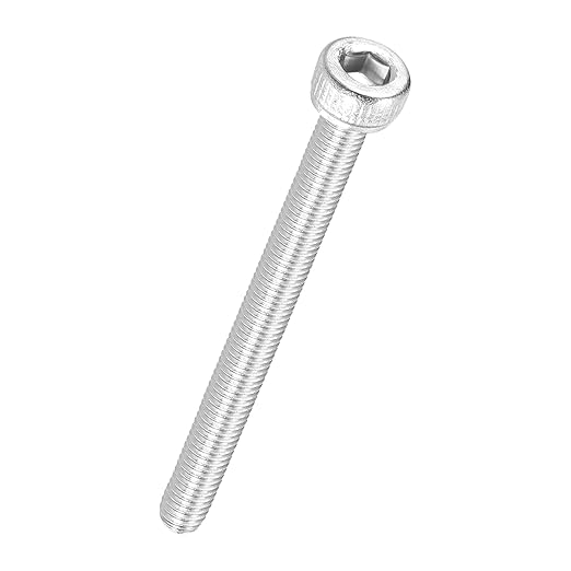 Kozelo 50pcs Socket Head Cap Screws - [M3-0.5 x 35mm] 304 Stainless Steel Allen Socket Drive for Electrical Motor 3D Printing Fan Engine Replacement Use, Silver