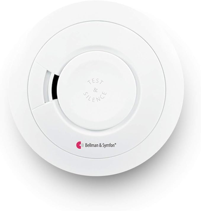 Bellman & Symfon Smoke and Fire Alarm Transmitter – Visit Smart Home System Component - Deaf and Hard of Hearing – Emergency Alert Fire Detector for Seniors and Assisted Living Safety