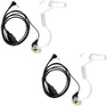 Walkie Talkies Earpieces with Mic 1 Pin Covert Air Acoustic Tube Headset by Riqiki