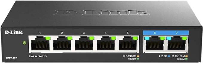 D-Link 7-Port 2.5GB Unmanaged Gaming Switch by D-Link