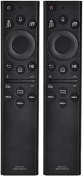 2 Pack BN59-01385A Samsung TV Remote Control Replacement for Smart TV - Easy Setup, Universal IR Voice Remote, Solarcell - Works with Samsung QLED, Frame, Crystal UHD, 4K, & LED Smart TVs