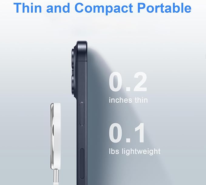 for iPhone 17 Pro Max Magsafe Charger 2Pack Magnetic Wireless Charger for iPhone 17/16/15/14/13/12 Series& AirPods, Wireless Fast Charging Pad With USB-C/A Ports,Pixelsnap Charger for Google 10 Series