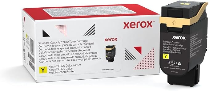 Xerox Genuine C320/C325 Yellow Standard Capacity Toner Cartridge (1800 Pages)- 006R04822