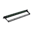 1U Fiber Patch Panel with 12 SC APC Single Mode Fiber Optic Couplers Singlemode by FiberOpticalAccessories