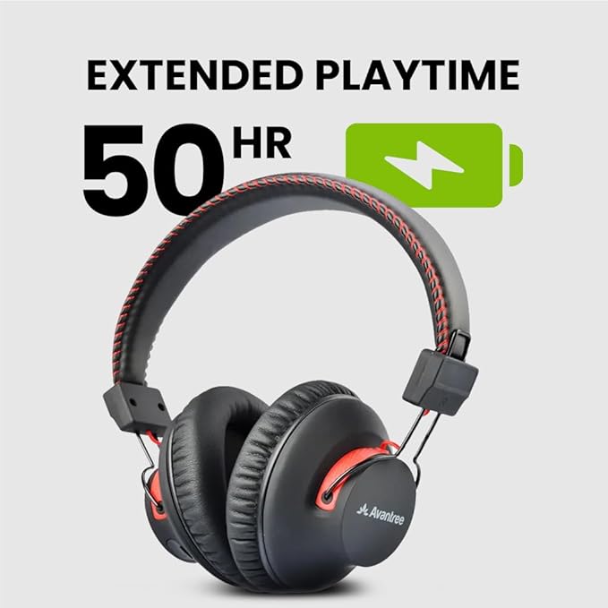 Avantree HT41899 Plus - Dual Qualcomm-Powered Bluetooth 5.3 Headphones & Transmitter for Wireless TV Watching with aptX Adaptive, Individual Volume Controls, Optical Support, 50hr