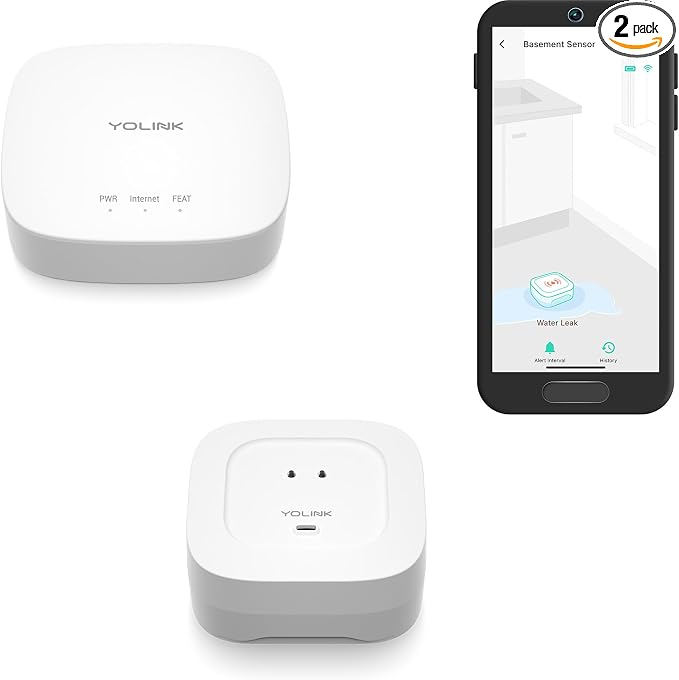YoLink Water Leak Detector 4 by YoLink
