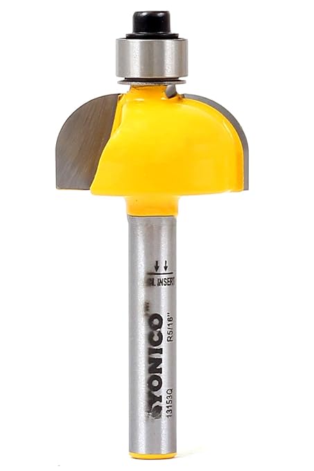 YONICO Cove Router Bits Edge Forming 5/16-Inch Radius 1/4-Inch Shank 13153q by Yonico