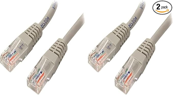 StarTech.com Cat5e Ethernet Cable - 7 ft Gray Patch Cable - Molded Short by StarTech