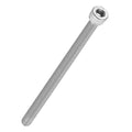 Kozelo 2pcs Socket Head Cap Screws - [M8-1.25 x 140mm] 304 Stainless Steel Allen Socket Drive for Electrical Motor 3D Printing Fan Engine Replacement Use, Silver