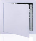 Suteck Plastic Access Panel for Drywall Ceiling 14 x 14 Inch Reinforced Plumbing Wall Access Doors Removable Hinged White 14 x 14