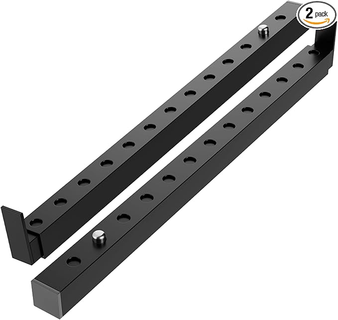 ZhouDaShu Adjustable Window Security Bars, Window Bars Security Inside Vertical, Window Bar Lock Prevent Burglary, Window Safety Bars for Children, Window Stick Extend from 16.3-29.3 in(Black -2 pcs)