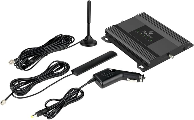 Vehicle Cell Phone Signal Booster for Car, Truck & RV – Boost 5G & 4G LTE for All U.S. Carriers (Band 2/4/5/12/13/17/25/66), FCC Approved Mobile Cellular Repeater