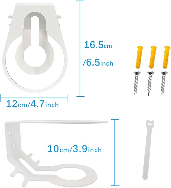 ALLICAVER 2 Pack Metal Wall Mount Bracket Compatible - Image 2