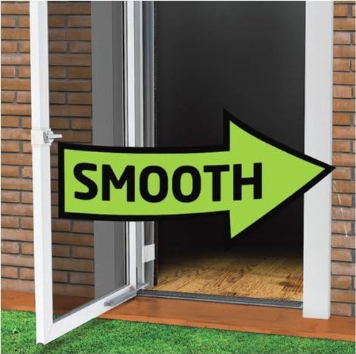 Touch 'n Hold Smooth Dual Door Closer System (Cranberry) – Heavy-Duty - Touch-Button Hold Open Feature & Smooth Closing Motion - Storm & Security Door (Medium/Heavy Weight). New Door/Replace Old Unit