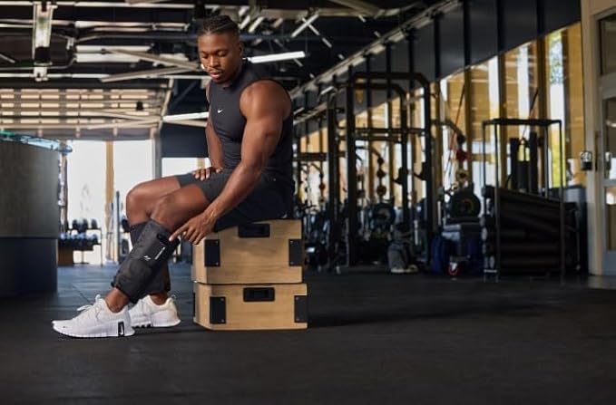 Hyperice Normatec Go Calf - Recovery System with Patented Dynamic Compression Massage Technology - Targeted Relief for Pain and Inflammation - FSA-HSA