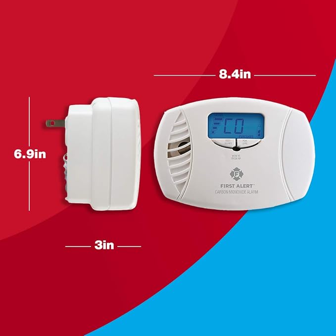 First Alert CO615 Dual-Power Plug-In Carbon Monoxide Detector - Image 9
