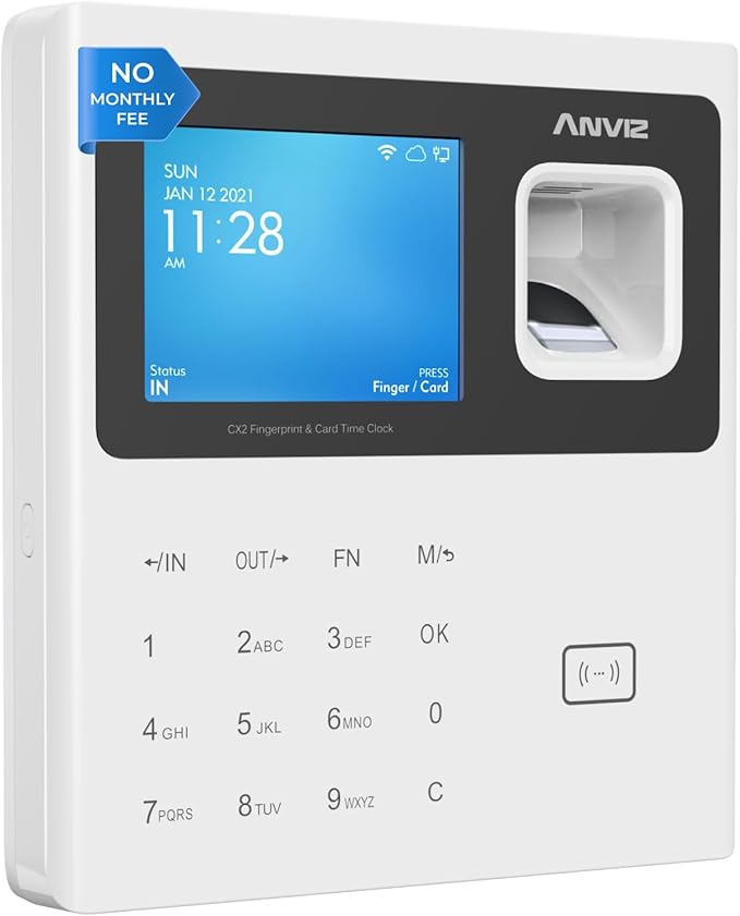 ANVIZ Time Clocks for Employees Small Business by ANVIZ