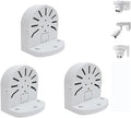 Indoor Outdoor Camera Bracket ABS Plastic Wall Mount L-Shaped Bracket by NVRTTRR