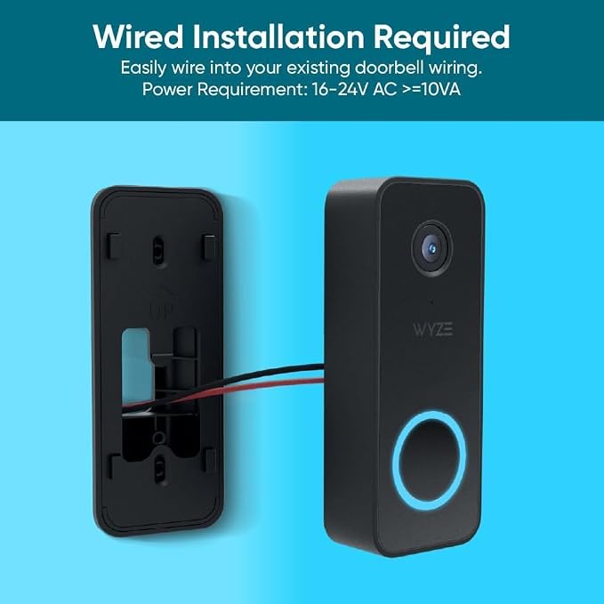 Doorbell Camera v2 + Wedge Kit, 2K Smart Video Doorbell - Image 6