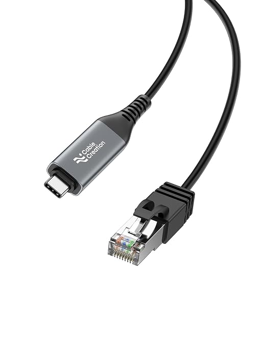 CableCreation USB C to Ethernet Cable 3.3FT, USB C to RJ45 Internet LAN Network by CableCreation