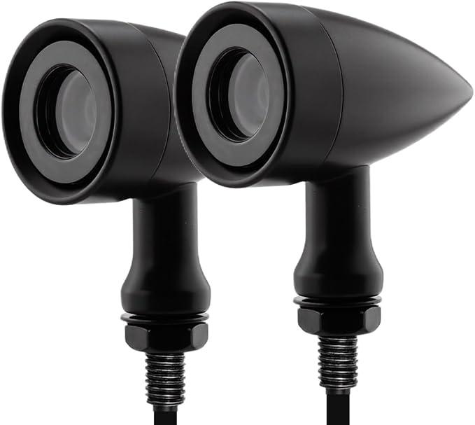 TSUNG Universal Motorcycle LED Turn Signals Lights Small Bullet Front Rear by TSUNGMOTO
