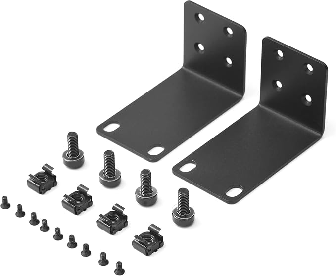 Universal Rack Mount Kit 1U Rack Ears by PhyinLan