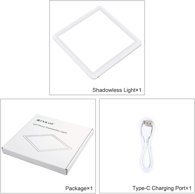 PULUZ 29cm Photography Shadowless Light Panel Ultra Bright LED Fill Light - Image 8