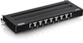 TRENDnet 8-Port Cat6A Shielded Patch Panel, Wall Mount Ready, 10G Ready by TRENDnet