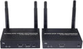 EXVIST 100M 4K@FPS HDMI Wireless Extender Transmitter Receiver W/HDMI Loop-Out, Up to 328ft, IR Support, Suitable for Transmitting Video from Laptop, PC, YouTube, PS4 to HDTV or Projector
