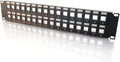 C2G 03860 32-Port Blank Keystone/Multimedia Patch Panel by CablesToGo