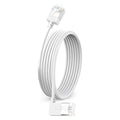 Flexible Cat 6 Ethernet Cable 90° Right Angled 30 Feet, Ultra Thin & Slim Rj45 by DUTEVOLNS