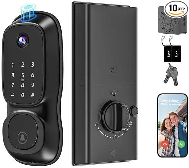 S500 Video Smart Lock, Keyless Entry Door Lock by Pyimgus