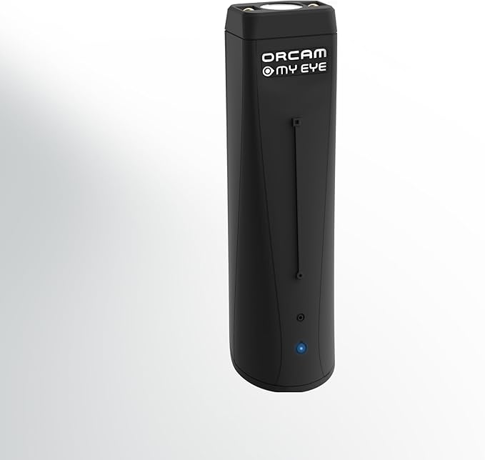 OrCam MyEye 2 Pro 2024. Advanced Wearable Artificial Intelligence Device with Assistive Capabilities: Voice/Gesture/Touch Control, Reads from Any Surface & Text Point