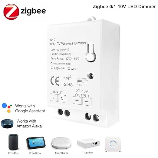 Zigbee 3.0 0/1-10V LED Dimming Controller Timing Auto Switch Functions. - Image 5