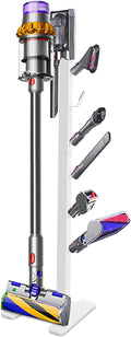 XIGOO Storage-Stand-Docking-Station-Holder Compatible with V15 Detect V11 V10 V8 V7 V6 Cordless Vacuum Cleaners, Stable Metal Organizer Rack(White, 6 Hooks)