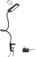 TROND LED Desk Lamp with Clamp, 1000LM Super Bright 3-Level Dimmable Desk Light 6000K Daylight, Extra-Long Flexible Gooseneck Clip on Light, Eye-Care Clamp Lamp for Painting, Workbench,Reading
