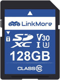 LinkMore 128GB Full-Size SD Card, SDXC by LinkMore
