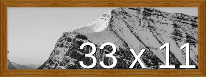 Frame It Easy 33 x 11 Hazel Wood Frame (Derby)