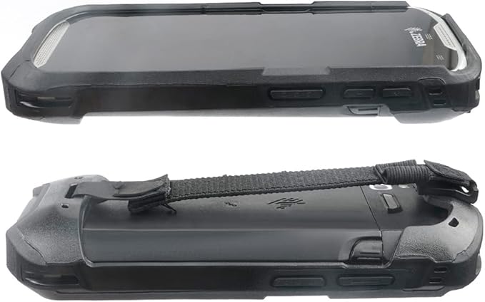 IYOUBOL Protective Cover Bumper Case Rugged Boot with Hand Strap for Zebra TC51 TC510K TC52 TC56 TC57 Black