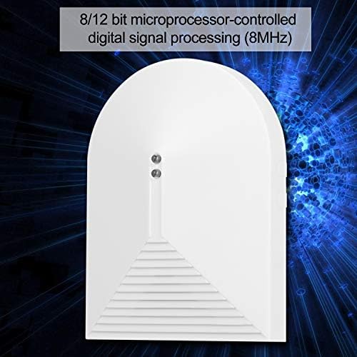 HEEPDD Glass Break Shock Detector, Security Window Sensor with 9 Meters Range, Wall Mount, Ceiling Compatible for Home Protection System