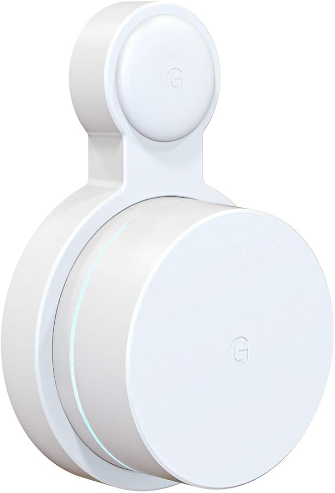 Pefecon Outlet Wall Mount for Google WiFi AC1200, No Messy Wires Space Saving by Pefecon