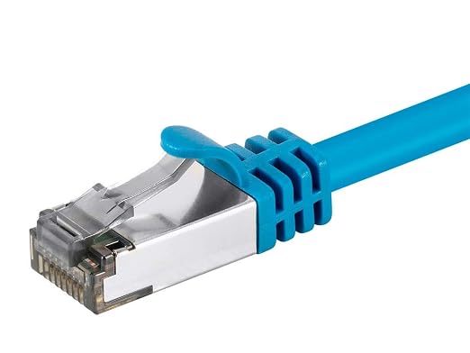 Monoprice Cat8 25ft Blue Patch Cable Double Shielded 26AWG 2GHz 40G Pure Bare - Image 4