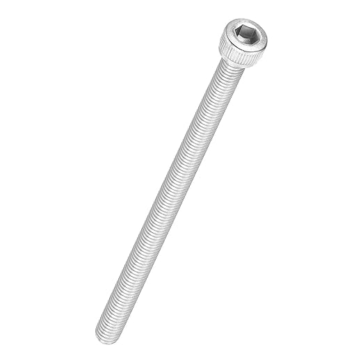 Kozelo 20pcs Socket Head Cap Screws - [M5-0.8 x 80mm] 304 Stainless Steel Allen Socket Drive for Electrical Motor 3D Printing Fan Engine Replacement Use, Silver