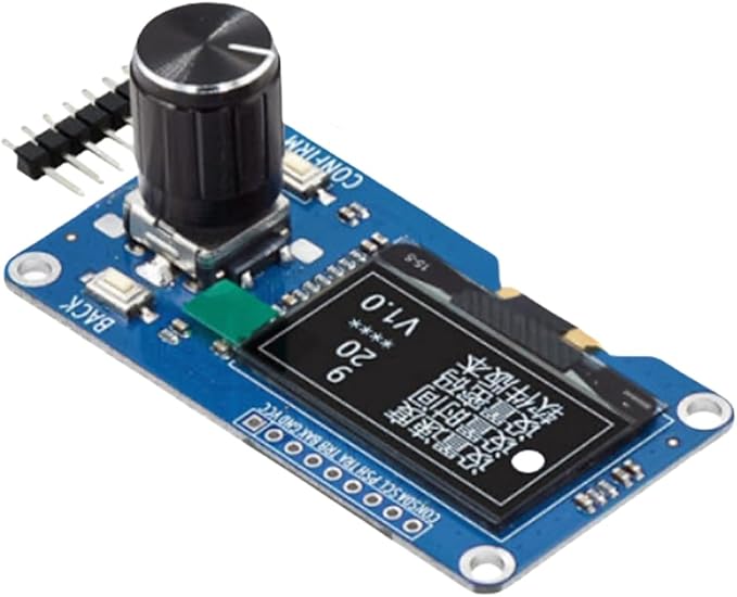 1.3inch LED Display Screen Combined with EC11 Rotary Encoders Module IIC Interfaces for Home Control Panel