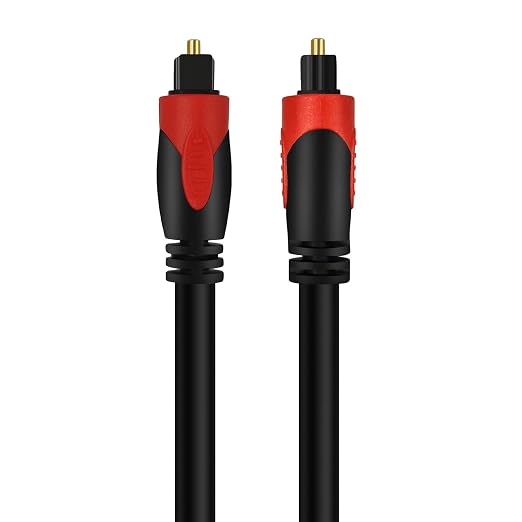 Kxable Optical Audio Cable 6.6FT/2M, Digital Audio Fiber Optic Cable Toslink - Image 4