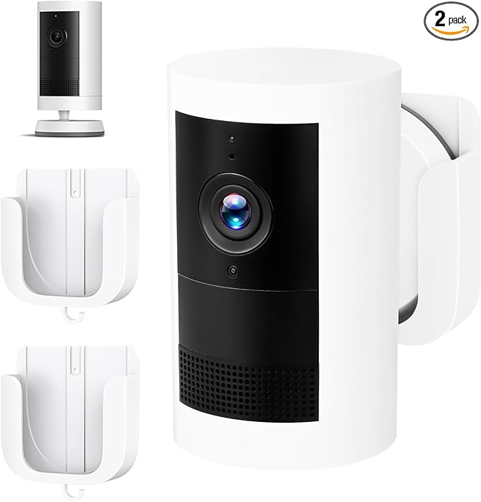 No Drill Wall Mount for Ring Outdoor Cam Plus, Easy Installation by ALERTCAM