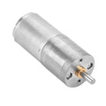 25mm DC 12V 25GA-370 Metal Gear Motor Low Speed for Electronic Locks Robots Electric Curtains Doors Mixers Monitoring Equipment Pet Feeders