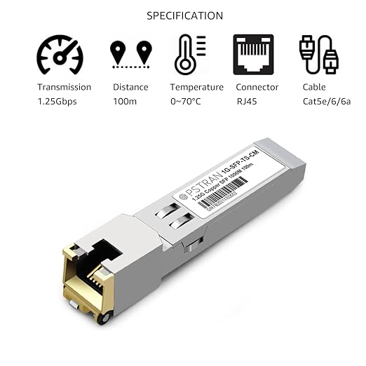 OPSTRAN 1000BASE-T SFP RJ45 Copper Transceiver Module Compatible with Cisco Meraki MA-SFP-1GB-TX 100m Cat5e/6 4 Pack